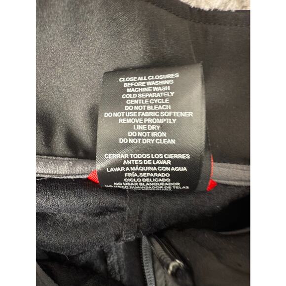 Gerry Size M Stretch Mock Neck Full Zip Jacket Black Long Sleeve Outdoor - Picture 8 of 9